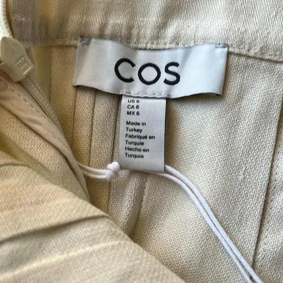 COS Linen skirt, size 6, NWT - Picture 3 of 6